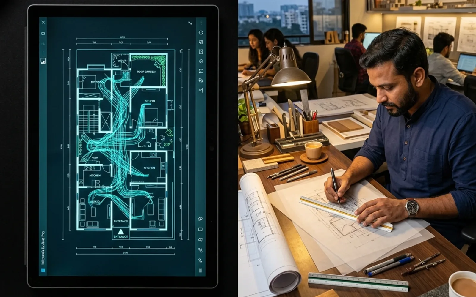 Architect review workspace for residential planning